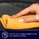 Electrolux 30L 60cm Built-In Combination Microwave Oven with 14 Functions, UltimateTaste 900, Black, Glass, EMSB30XCF