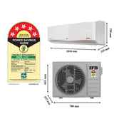 IFB Model Gold Pro Series 1.5 Ton 5 Star Split AC with Hybrid Technology, Works upto 55°C, 4-Way Swing, Higher Cooling Capacity, Self-Clean & AI - White (CI205GN32RGN1, Copper Condenser)
