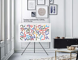 SAMSUNG 75-inch The Frame Customizable Bezel, Modern Teak (VG-SCFA75TKBXL, 2021 Model), 1 Box