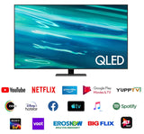 Samsung 55 Inch QLED 4K Smart TV 55Q80A, 120Hz, Quantum HDR, Dolby Audio (open box / without box)