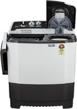 LG 7.5 kg 5 Star Wind jet dry Semi-Automatic Top Load Washing Machine (P7510RGAZ, Dark Gray, Roller Jet Pulsator)