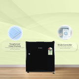 Haier 50L Direct Cool Mini Refrigerator (HRD-752KSA), Single Door Minibar, Freezer Box, 2 Star
