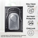 Samsung 8 Kg Front Load – AI, WiFi, EcoBubble, 5 Star (Open box / Without box)