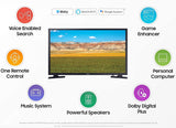 Samsung 32 Inch HD Ready Smart LED TV UA32T4450, WiFi, OTT Apps (open Box / Without box)