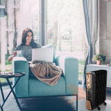 Crompton 11F OFR Heater – 2500W + 400W Fan, Fast Heating (Open Box / Without Box)