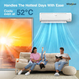 Whirlpool 1.5 Ton 3 Star, Magicool Inverter Split AC (MAGICOOL 15T 3S INV CNV S5K2PP0, Copper, Convertible 4-in-1 Cooling Mode, HD Filter White)