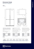 Electrolux 4‑Door Multi‑Door Refrigerator (564L Net), AI Cool Assist, Energy‑Efficient Inverter Compressor, 360° Cooling, French Door Design, Premium Black Finish – EQE5700D‑B
