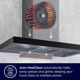 Electrolux 60cm T-Box Chimney for up to 180 sqft Kitchen, AutoClean, UltimateTaste 500, Black, ECT6281G