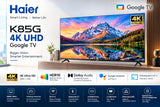 Haier K85G 55 Inch (139 cm) 4K Ultra HD Smart Google TV | HDR10 | Dolby Audio | MEMC 60Hz | Google Assistant | Chromecast Built-in | H55K85GUX