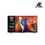 Hisense 189 cm (75 inches) Q6N Series 4K Ultra HD Smart Google QLED TV (Grey)
