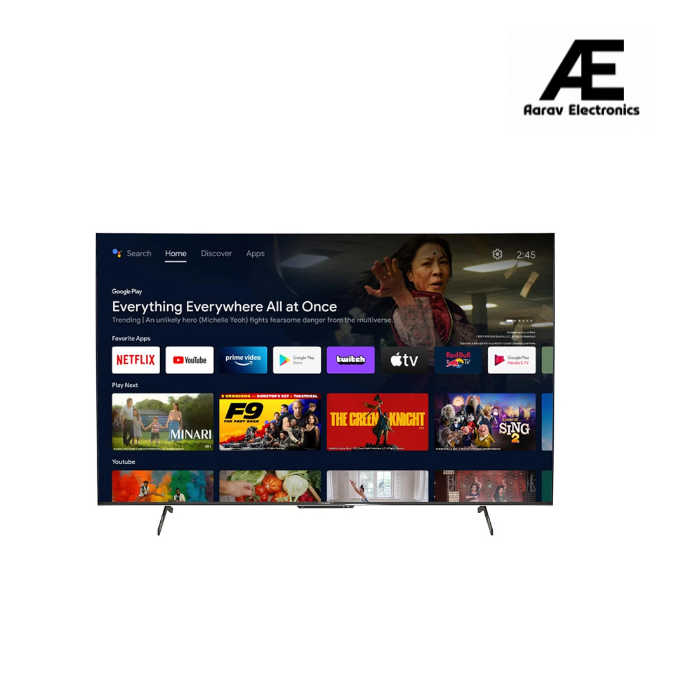 Lloyd 189 cm (75 Inches) 4K Ultra HD Smart QLED TV 75QX900D (Black) (2022 Model)