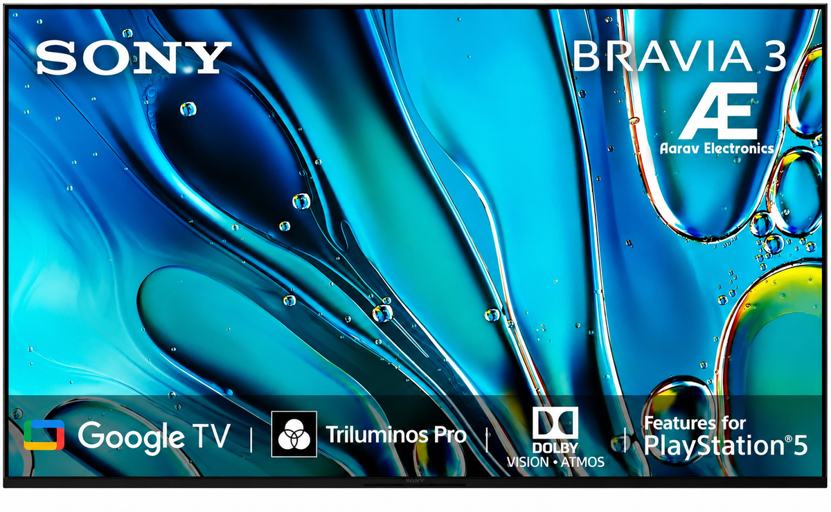 Sony BRAVIA 3 Series 189 cm (75 inches) 4K Ultra HD AI Smart LED Google TV K-75S30 (Black)