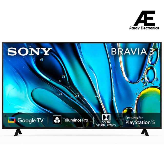 Sony BRAVIA 3 Series 189 cm (75 inches) 4K Ultra HD AI Smart LED Google TV K-75S30 (Black)