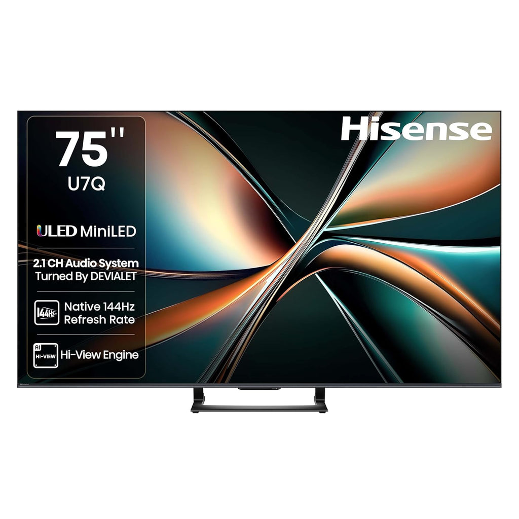Shop Hisense 75 Inch U7Q Series 4K QLED Mini LED TV – Aarav
