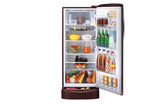 LG 224L Single-Door Refrigerator with Base Stand Drawer, Smart Inverter Compressor in Scarlet Marvel, 5 Star GL-D241ASMU