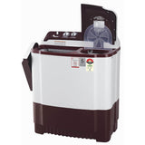LG 10.5 kg 5 Star Wind jet dry Semi-Automatic Top Load Washing Machine (P105ASRAZ, Burgundy, Roller Jet Pulsator)