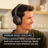 Sony ULT Wear WH-ULT900N Noise Cancellation Wireless Bluetooth Over Ear Headphones with Massive Bass, Up to 50Hrs Battery-Black