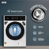 IFB 7 Kg 5 Star Front Load Washing Machine 2X Power Steam (ELITE ZSS 7012, Silver, In-built Heater, 4 years Comprehensive Warranty)