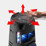Sony MHC-V43D Party Speaker – Bluetooth, Karaoke, Mega Bass & Party Lights (Open Box / Without Box)
