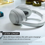 Sony ULT Wear WH-ULT900N Noise Cancellation Wireless Bluetooth Over Ear Headphones with Massive Bass, Up to 50Hrs Battery-Grey