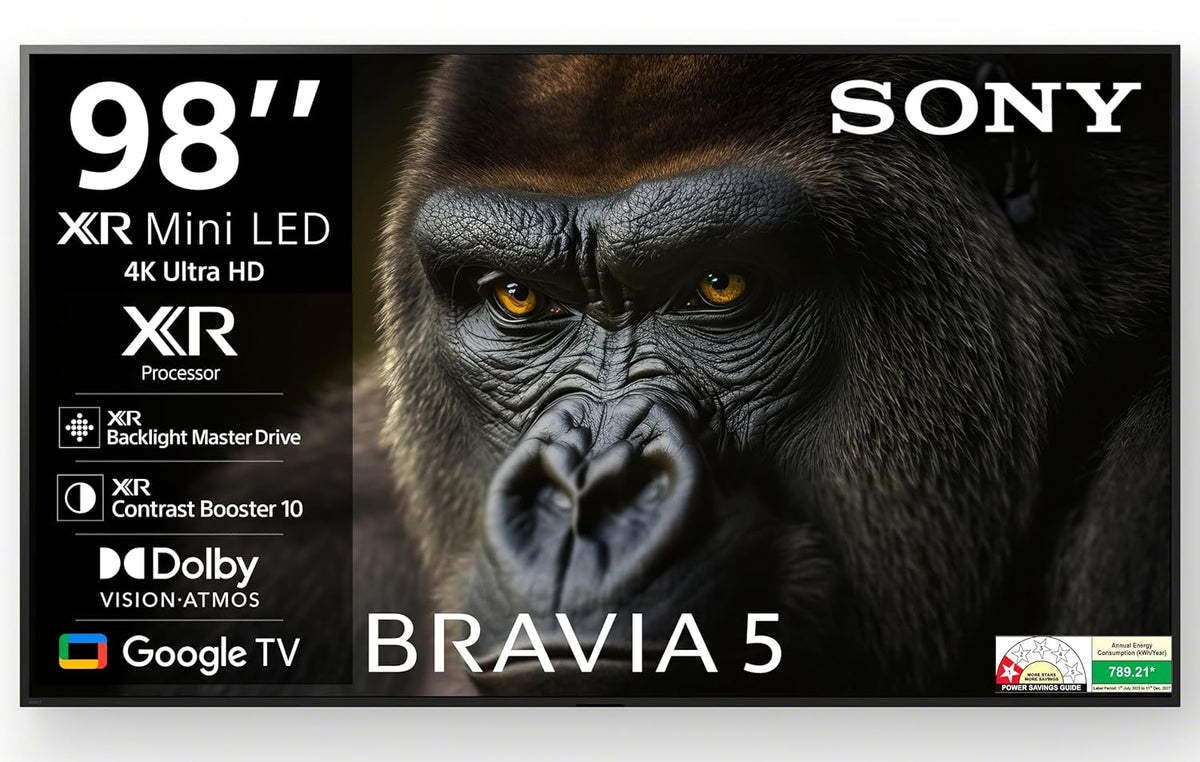 Sony 248 cm (98 inches) BRAVIA 5 Series 4K Ultra HD Smart Mini LED Google TV K-98XR55A