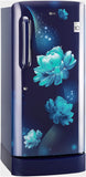 LG 205 L 4 Star Inverter Direct-Cool Single Door Refrigerator Appliance (GL-D221ABCY, Blue Charm, Base Stand with Drawer, Gross Volume-215 Ltr.) (Open box / without box)