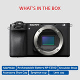 Sony Alpha ILCE-6700L APS-C Interchangeable-Lens Mirrorless Camera (Body + 16-50 mm Power Zoom Lens) | Made for Creators | 26.0 MP | Artificial Intelligence Based Autofocus | 4K 60p Recording - Black