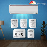 Daikin 1.8 Ton 3 Star Hot &amp; Cold Inverter Split AC (Copper, PM 2.5 Filter, FTHT60UV, White)