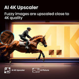 Hisense 126cm (50 inches) 4K UHD QLED Smart TV with Dolby Vision &amp; Atmos, AI Upscaling, Game Mode Plus &amp; Alexa Built-in (50Q6Q)