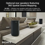 Sony SA-RS5 Wireless Rear Speakers with Built-in Battery for HT-A8000,HT-A9000 (Black)