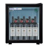 Voltas 50 Litres, Counter Top Glass Door Mini Bar/Visi Cooler, With Antibacterial Gasket (VC GT 50, Black)