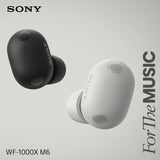 Sony WF-1000XM6 Truly Wireless Noise Cancelling Earbuds with HD NC Processor QN3e, Studio-Quality Sound– Silver
