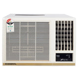 O-General BBAA Series 1.5 Ton 2 Star Window AC With Super Wave Technology 3-Speed Cooling (AXGB18BBAA-B, White)