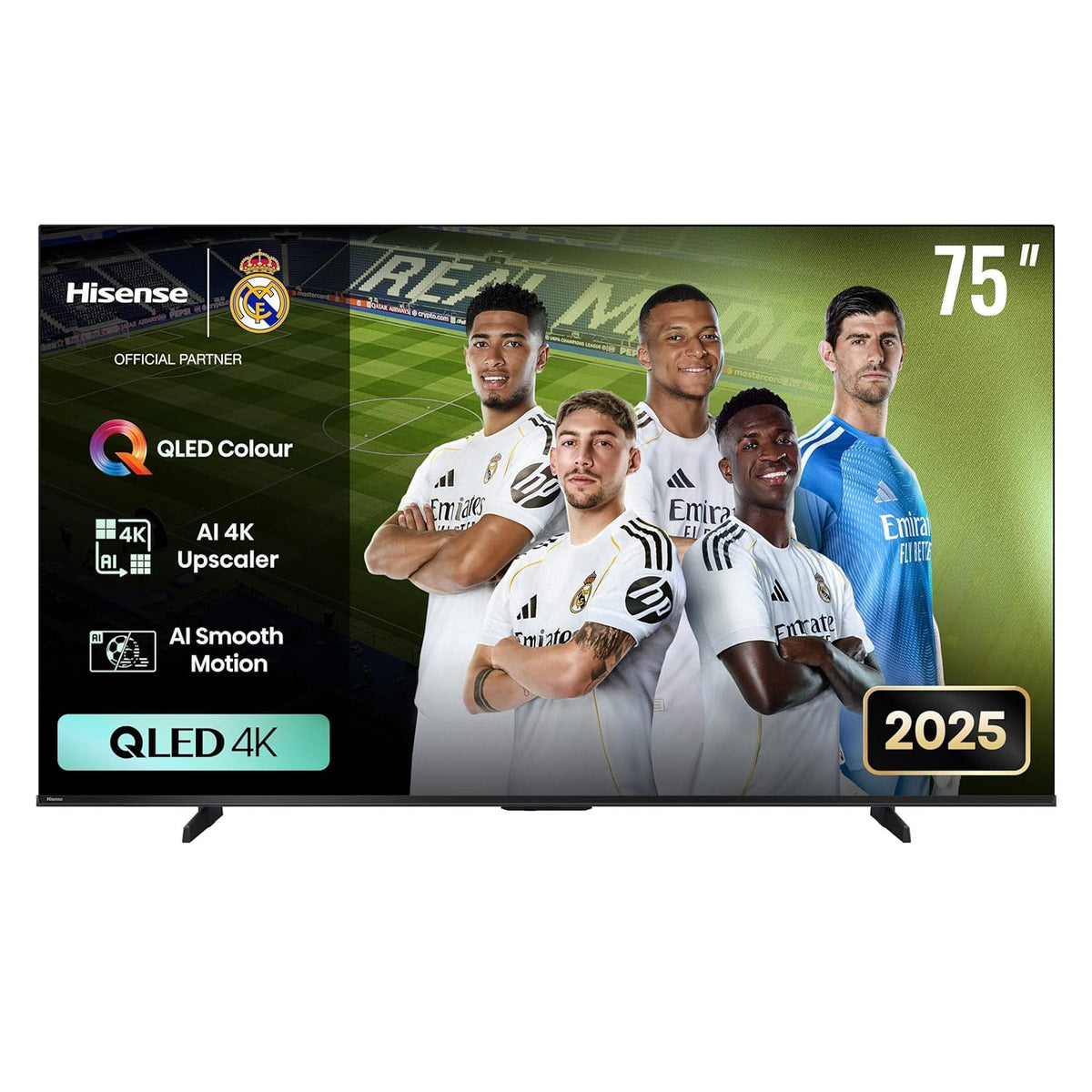 Hisense 75-Inch QLED 4K Smart TV (75Q6Q, 2025) – Vibrant Quantum Dot Color | Dolby Vision & Atmos, HDR10, Game Mode PLUS, VIDAA Smart OS, HDMI, Wi-Fi, Bluetooth