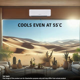 GENERAL 1 Ton BEE 2026 5 Star Rated, Inverter Split AC (ASGG12CGAB-B, White, Copper, 3520W, Powerful Cooling, 10m Long Reach Airflow, 55°C Max, Suitable for 120~150 Sft, Free Standard Installation)
