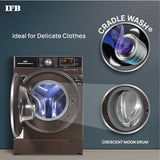 IFB 8 Kg 5 Star Front Load Washing Machine 2X Power Steam (SENATOR MXS 8012, Mocha, In-built Heater, 4 years Comprehensive Warranty)