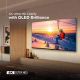 Hisense 215 cm (85 Inch) 4K Ultra HD Smart QLED TV | Quantum Dot Display | Dolby Vision & Dolby Atmos | AI 4K Upscaler | Game Mode Plus | Voice Control | 85Q6S