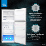 Voltas beko 340 L 2 Star Frost Free Double Door Refrigerator (Inox) RFF3653XPCF