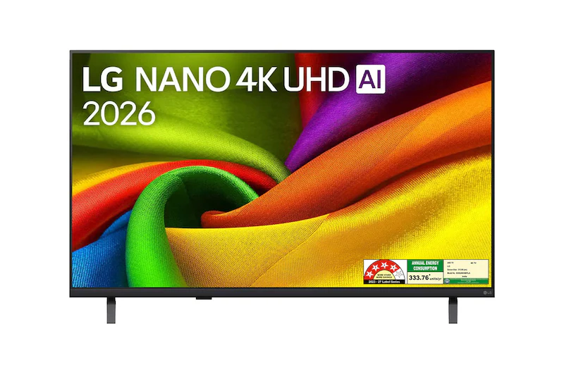 LG NU885B 85 Inch 4K UHD AI Smart TV (2026), Alpha 7 AI Gen9 Processor, webOS 26, Dolby Atmos