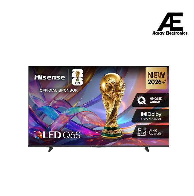 Hisense 215 cm (85 Inch) 4K Ultra HD Smart QLED TV | Quantum Dot Display | Dolby Vision & Dolby Atmos | AI 4K Upscaler | Game Mode Plus | Voice Control | 85Q6S