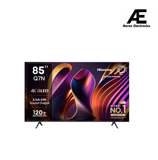 Hisense 215 cm (85 inches) Q7N Series 4K Ultra HD Smart QLED TV 85Q7N (Dark Grey)