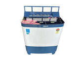 Voltas Beko 8 Kg 5 Star Semi Automatic Top Load Washing Machine (WTT80DBLG/BLSSWH5GBDE) Blue