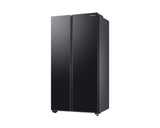 Samsung 653 L, 3 Star, Frost Free, Double Door, Convertible 5-in-1 Digital Inverter, Side By Side AI Enabled Smart Refrigerator with WiFi (RS76CG8103B1HL, Black Matte/Black DOI)