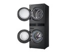 LG 13/10kg WashTower™ Smart Washer Dryer in Platinum Black,5 Star(Washer) FWT1310PB