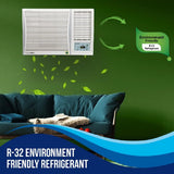 Lloyd 1.5 Ton 5 Star Fixed Speed Window AC (Copper, White with Silver Deco Strip, GLW18C5XWSEA)