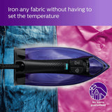 PHILIPS Plastic Perfect Care Power Life Steam Iron Gc3925/34,2400 Watts Up To 45 G/Min Steam Output,Optitemp Technology,Steam Glide Plus Soleplate,Drip-Stop And Shut-Off With No-Burns Guaranteed
