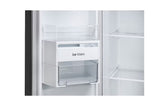 LG 650L Side by Side Refrigerator, Wi-Fi Convertible, DoorCooling+™, Ebony Sheen Finish, 3 Star GL-B257EES3