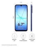 Samsung Galaxy A17 5G (Blue, 8GB RAM, 128GB Storage) | with Travel Adapter | 50 MP No Shake Camera | Gemini Live | Circle to Search | Super AMOLED | Corning Gorilla Glass Victus | 7.5mm Sleek | AI