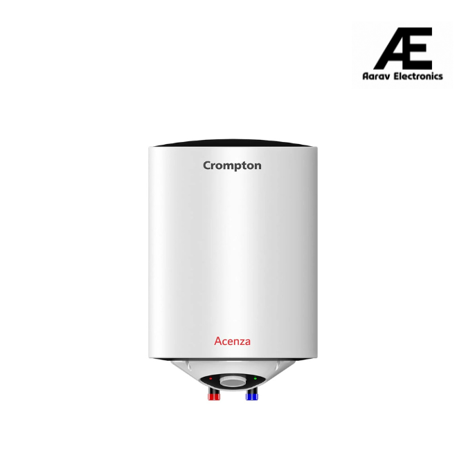 Crompton Acenza 15L Storage Water Heater (Geyser) with Superior Glassline Coating, 8 Bar pressure rating and 5yr Tank warranty, Wall Mounting