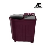 Whirlpool ACE Turbo Dry Xtraa 8.5kg 5 Star Semi Automatic Top Load Washing Machine with Turbo Dry Technology, 1400 RPM & Super Soak, Wine Dazzle – ACE 8.5 TRB DRY XTRAA WINE DZL (30351)